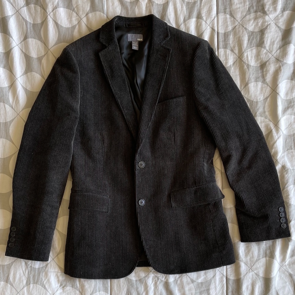 H&M corduroy blazer sport coat